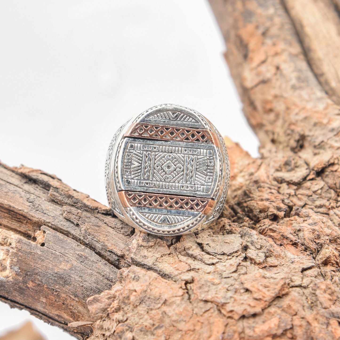 Dual-Tone Tuareg Ring