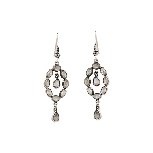 Dangling Labradorite Earrings