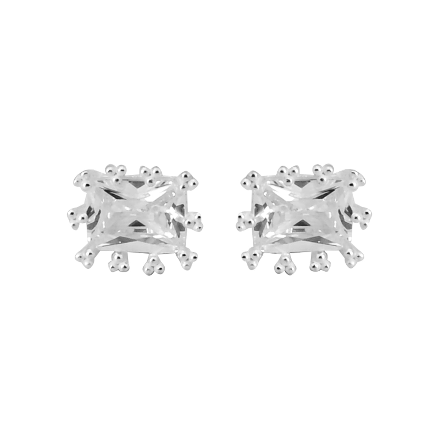 Rectangle Ear Studs
