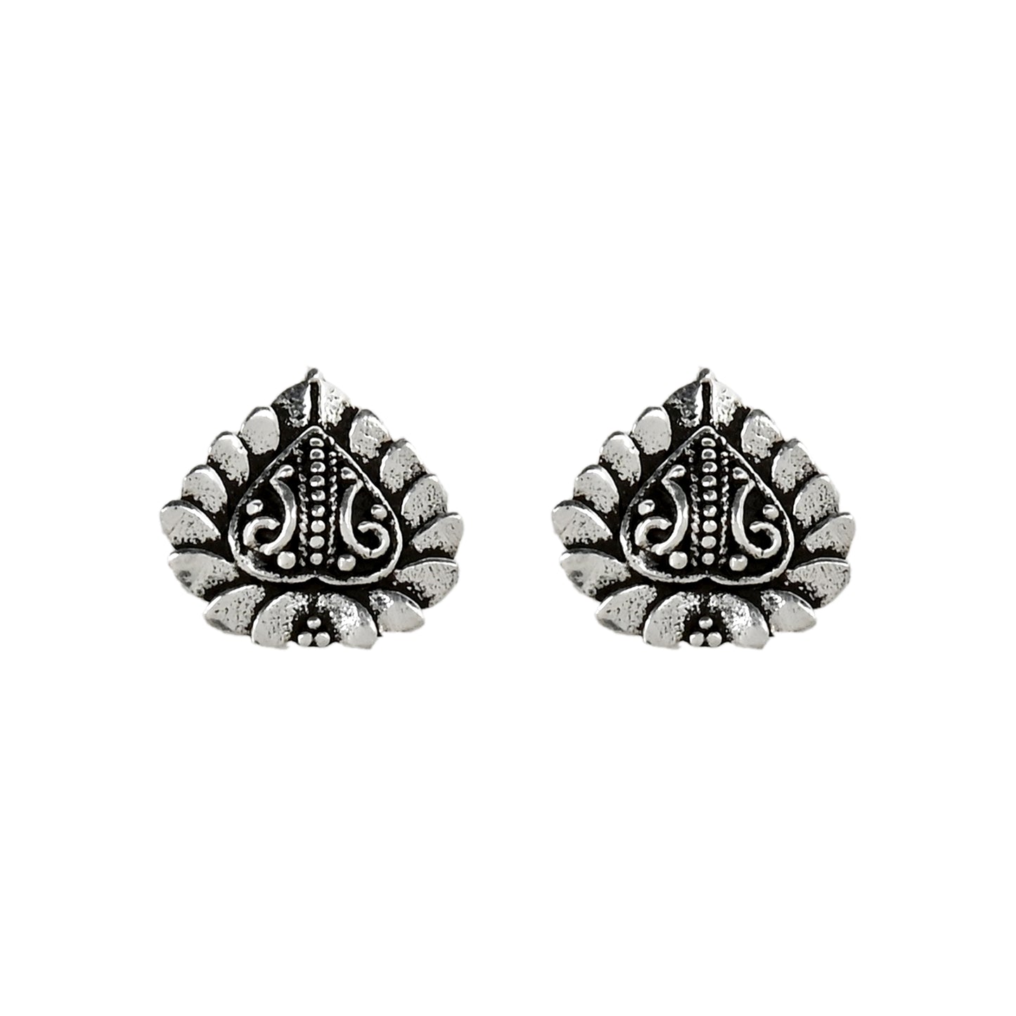 Indonesian Leaf Ear Studs