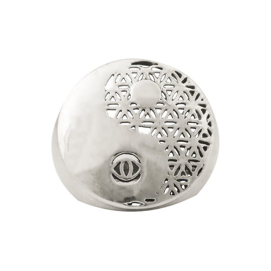 Flower Of Life Yin-Yang Ring