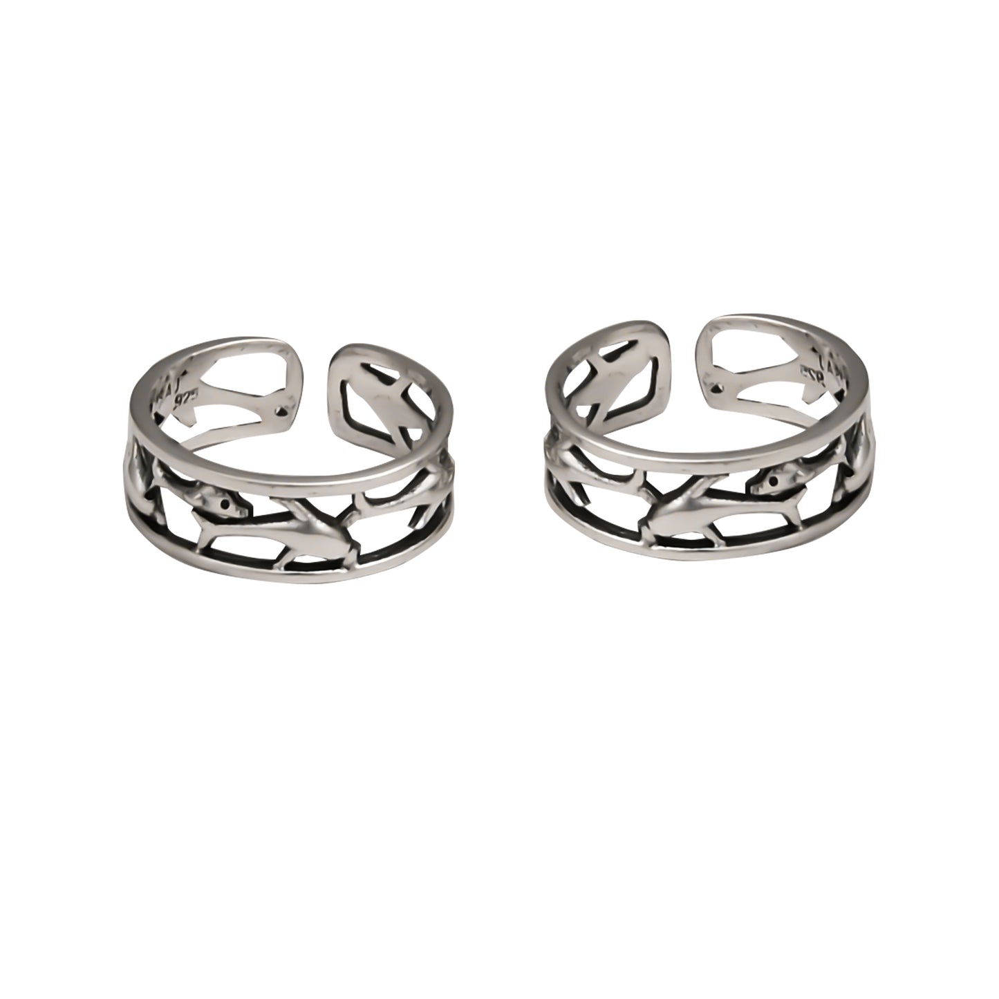 Dolphin Toe Rings
