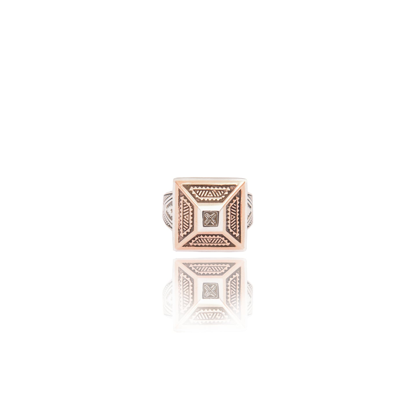 Dual-Tone Tuareg Ring