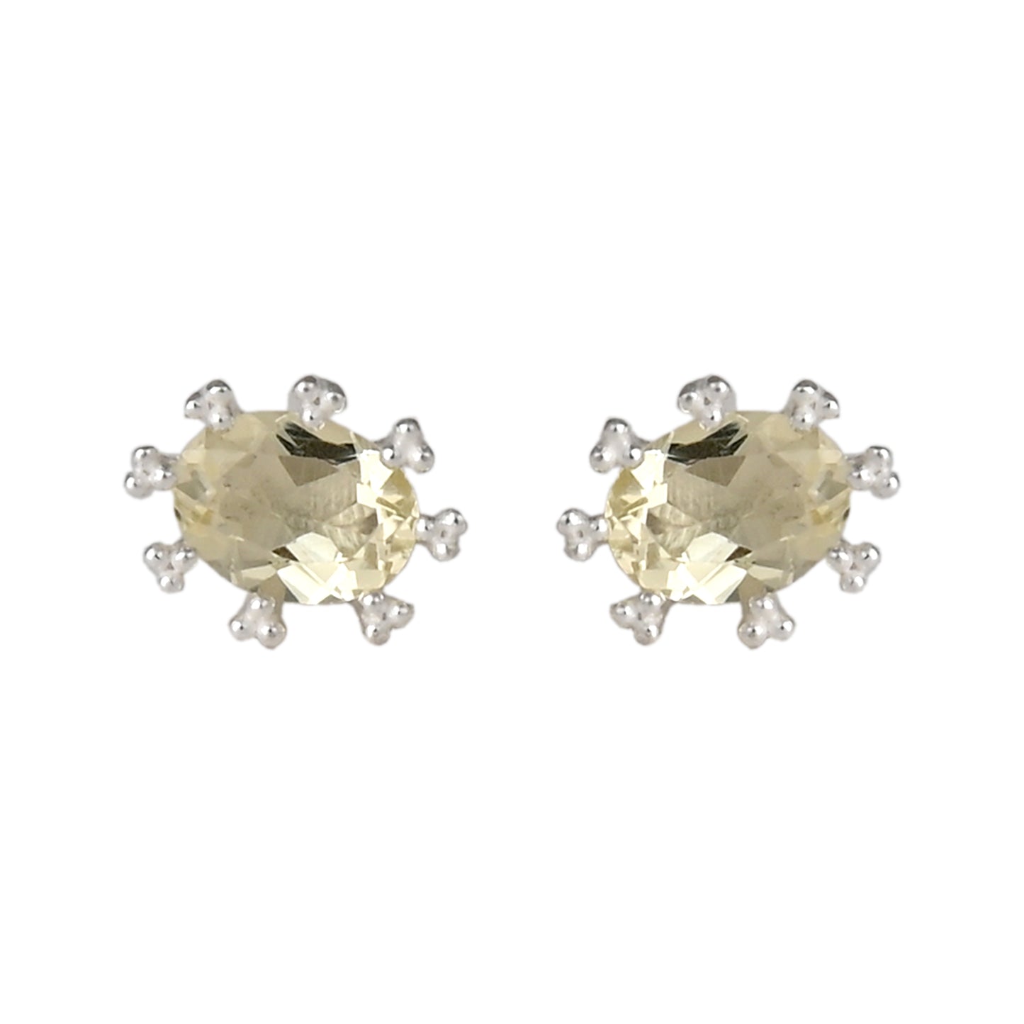 Oval Ear Studs