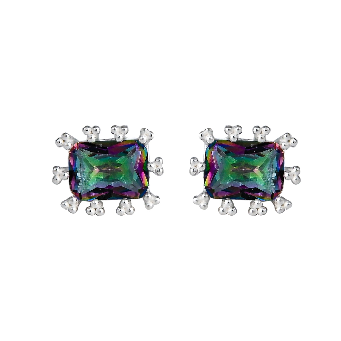 Rectangle Ear Studs