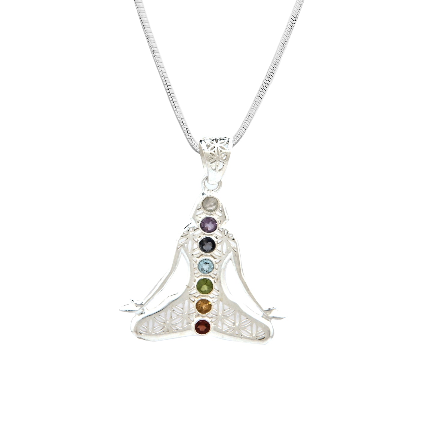 Meditating Chakra Pendant