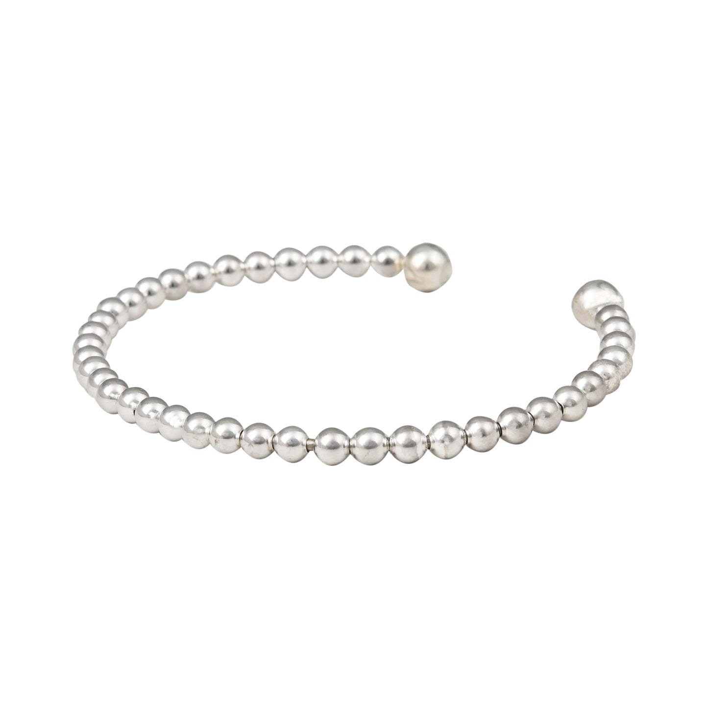 Plain Beaded Cuff Bangle