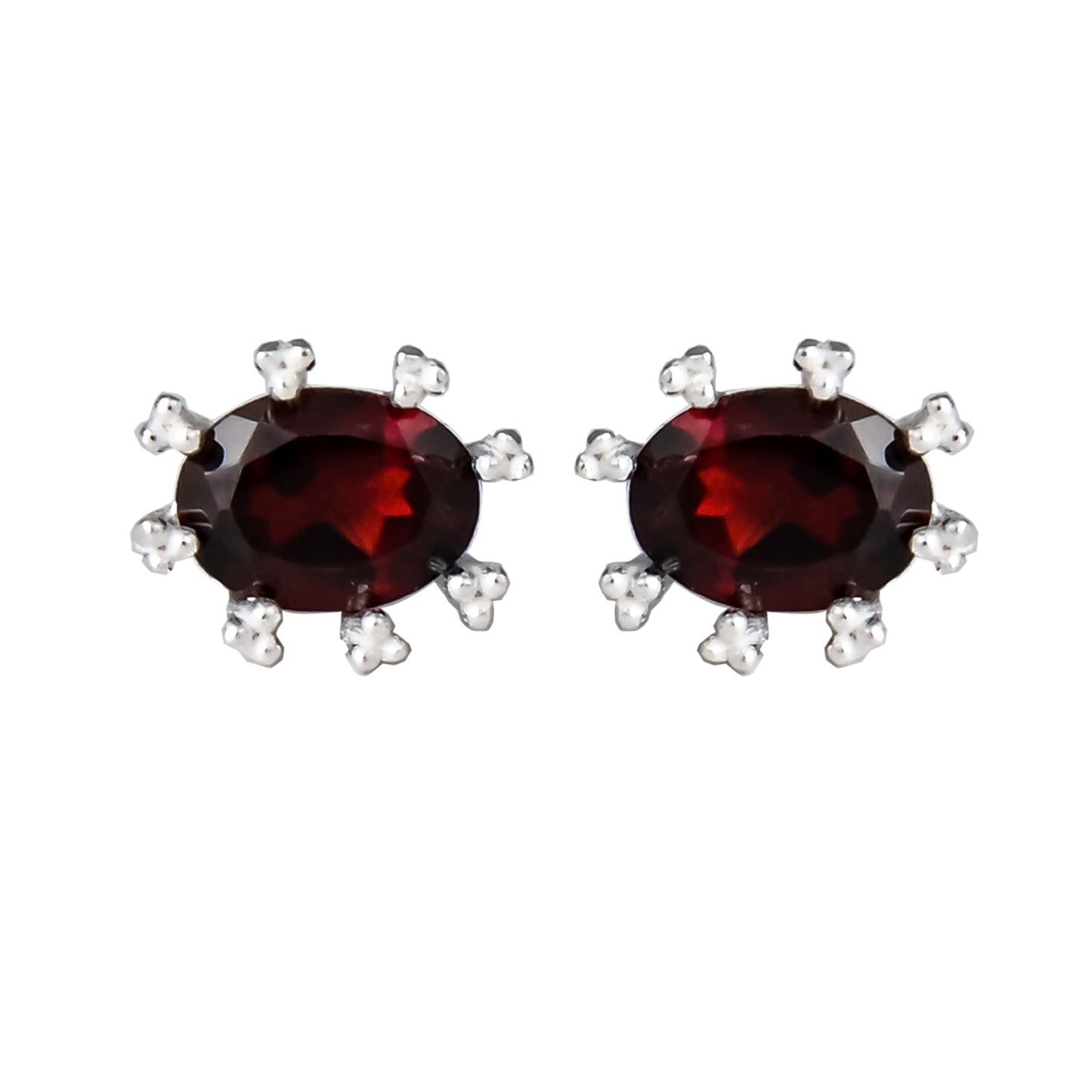 Oval Ear Studs