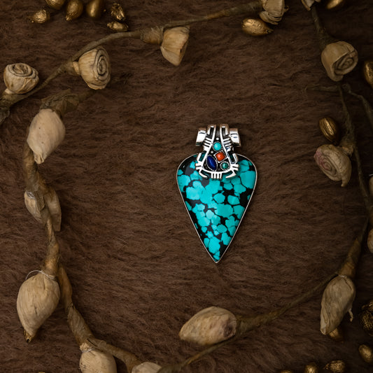 Indonesian Style Turquoise Pendant