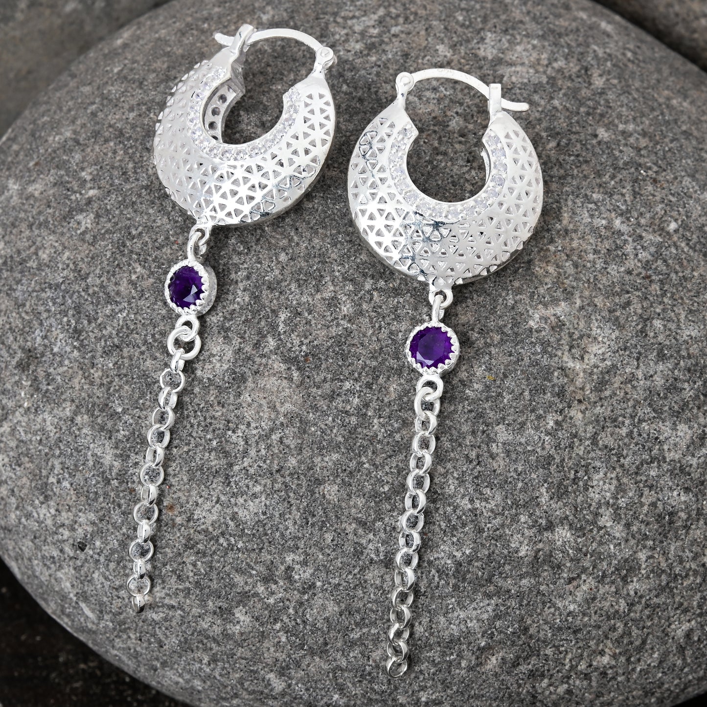 Flower Of Life Ear Hoops