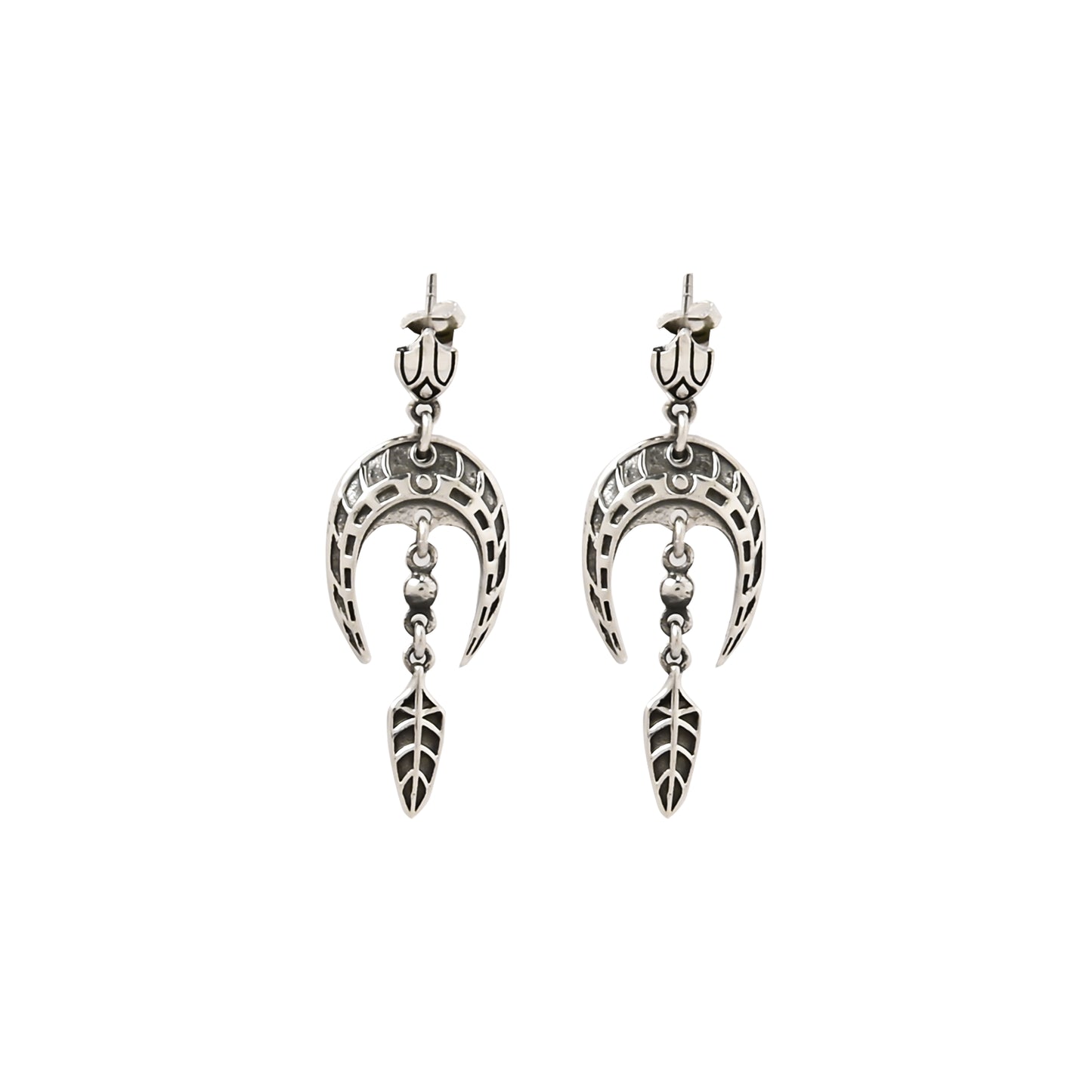 Celtic Moon Earrings