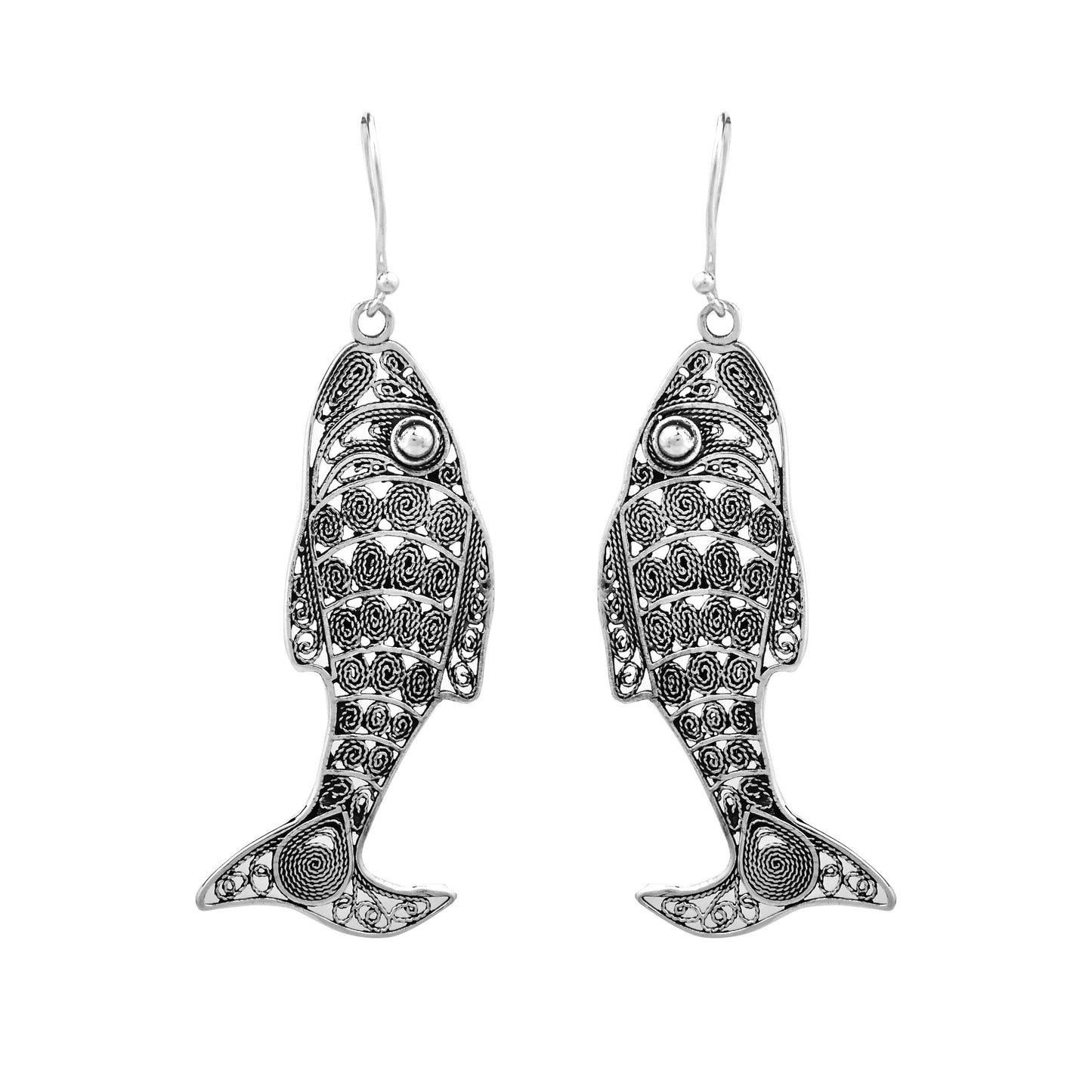 Filigree Fish Earrings