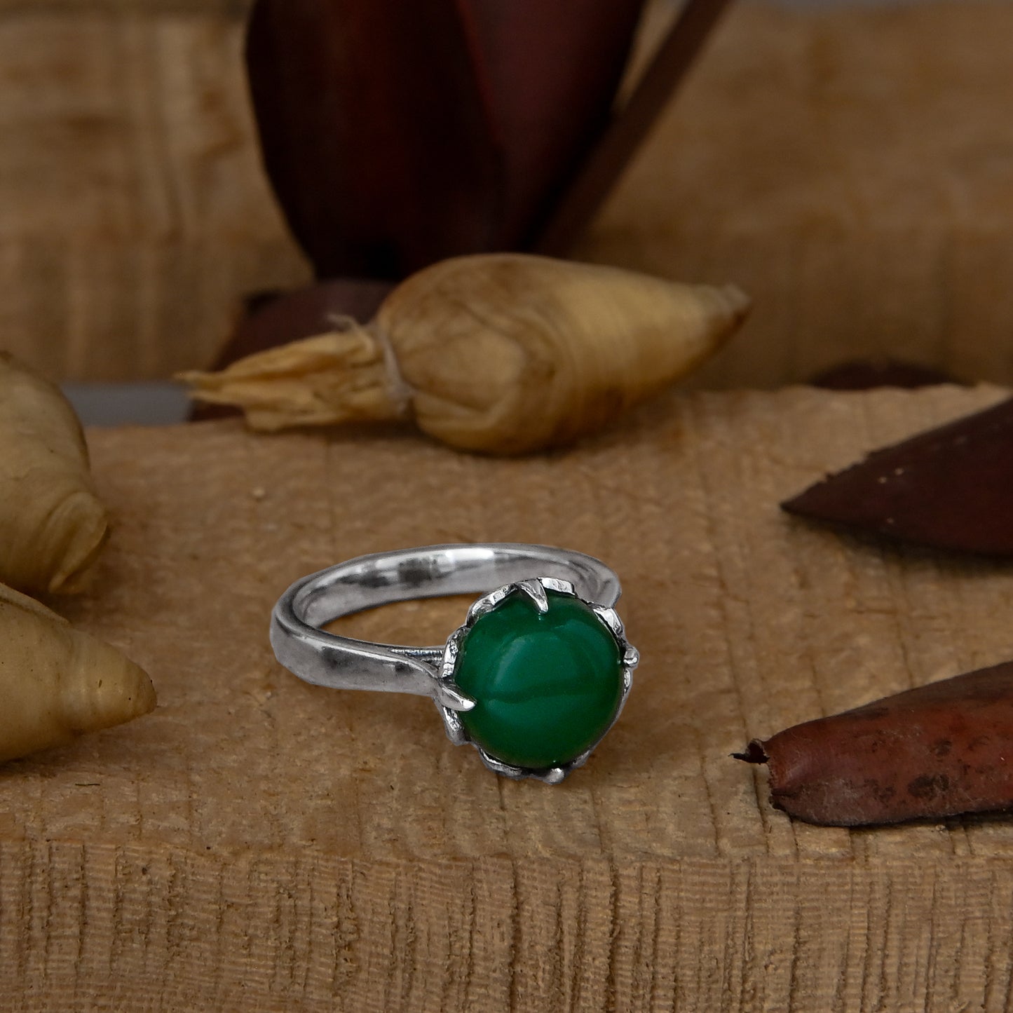 Plain Stone Ring