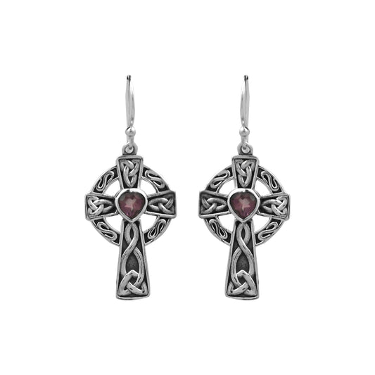 Celtic Cross Earrings