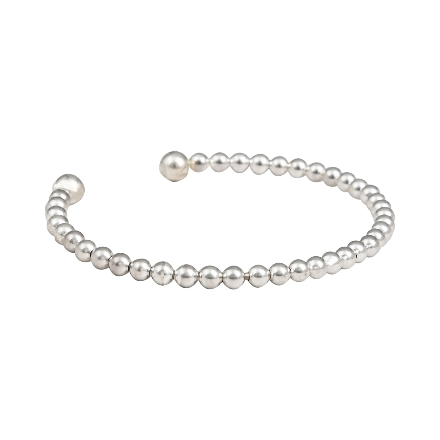 Plain Beaded Cuff Bangle