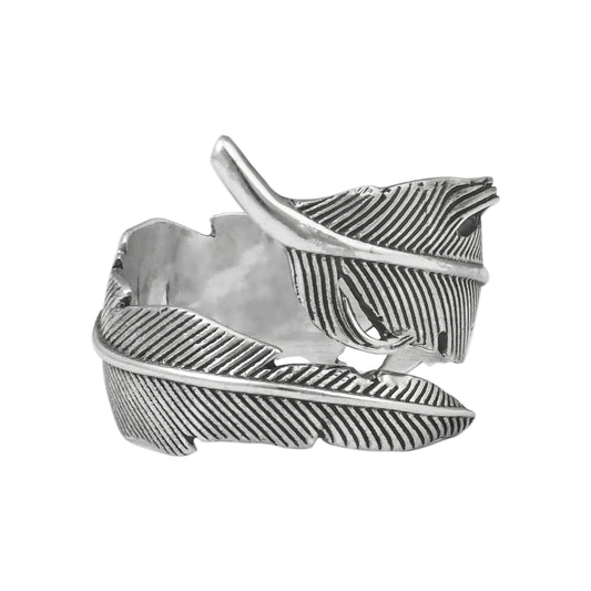 Adjustable Feather Ring