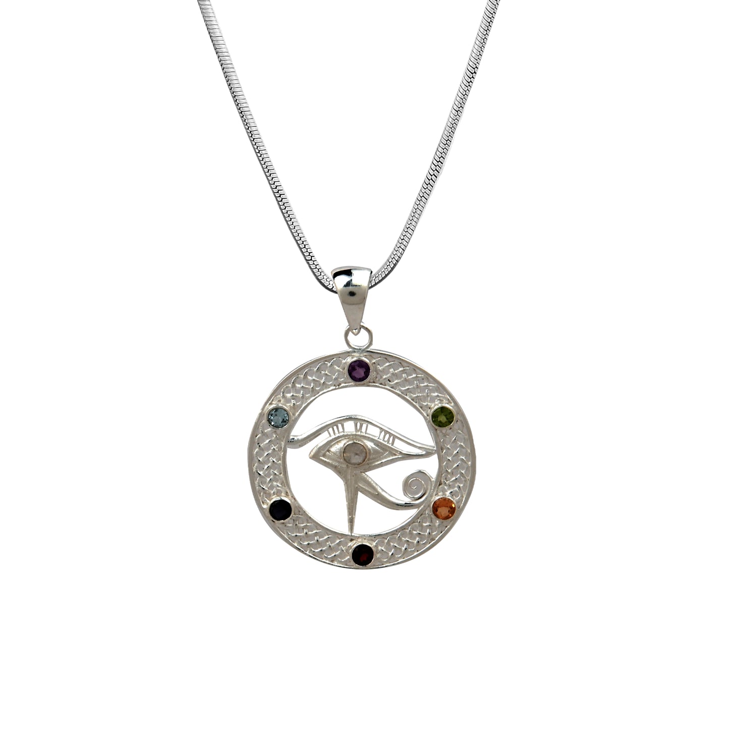 Eye Of Horus Chakra Pendant
