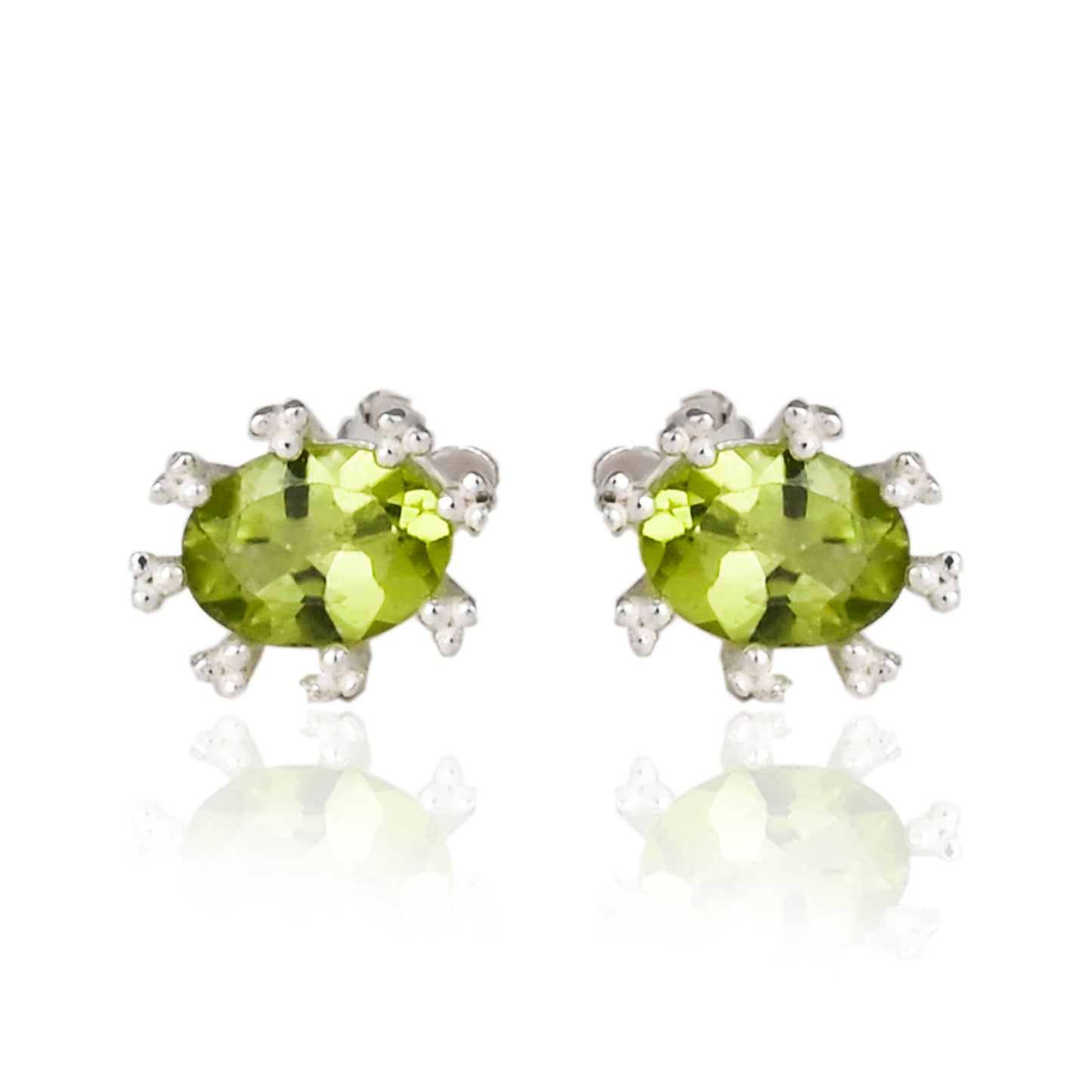 Oval Ear Studs