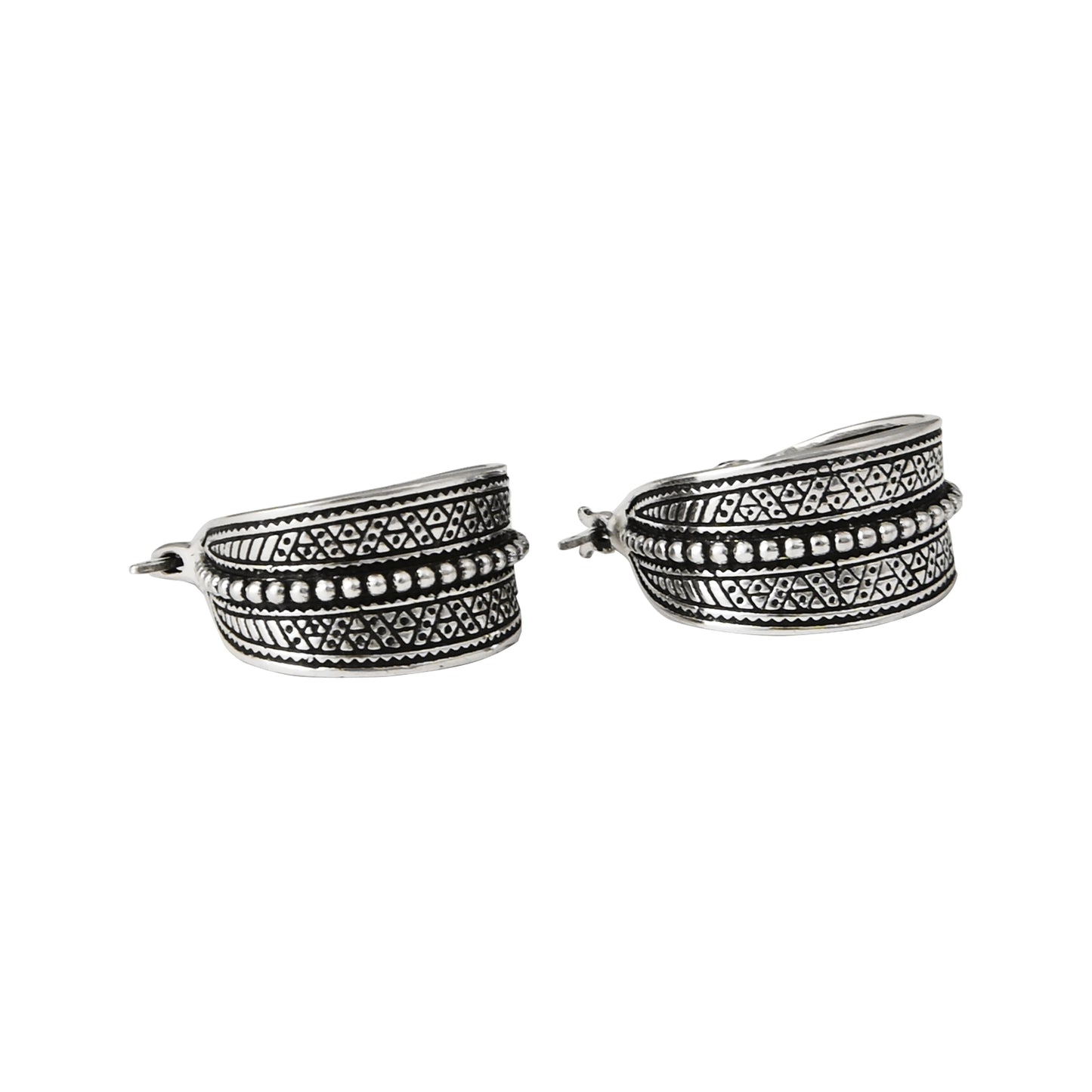 Tuareg Style Ear Hoops