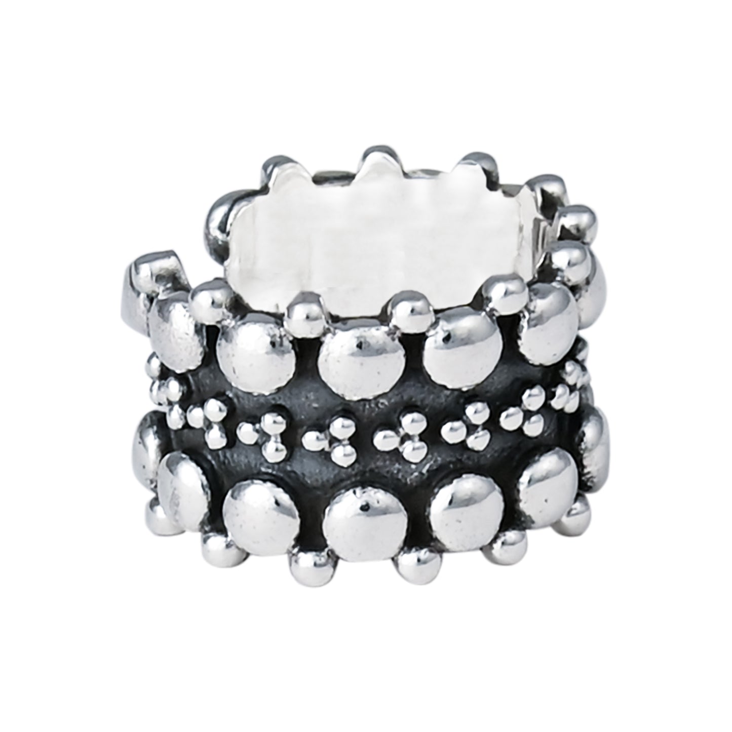Bubbles Statement Ring