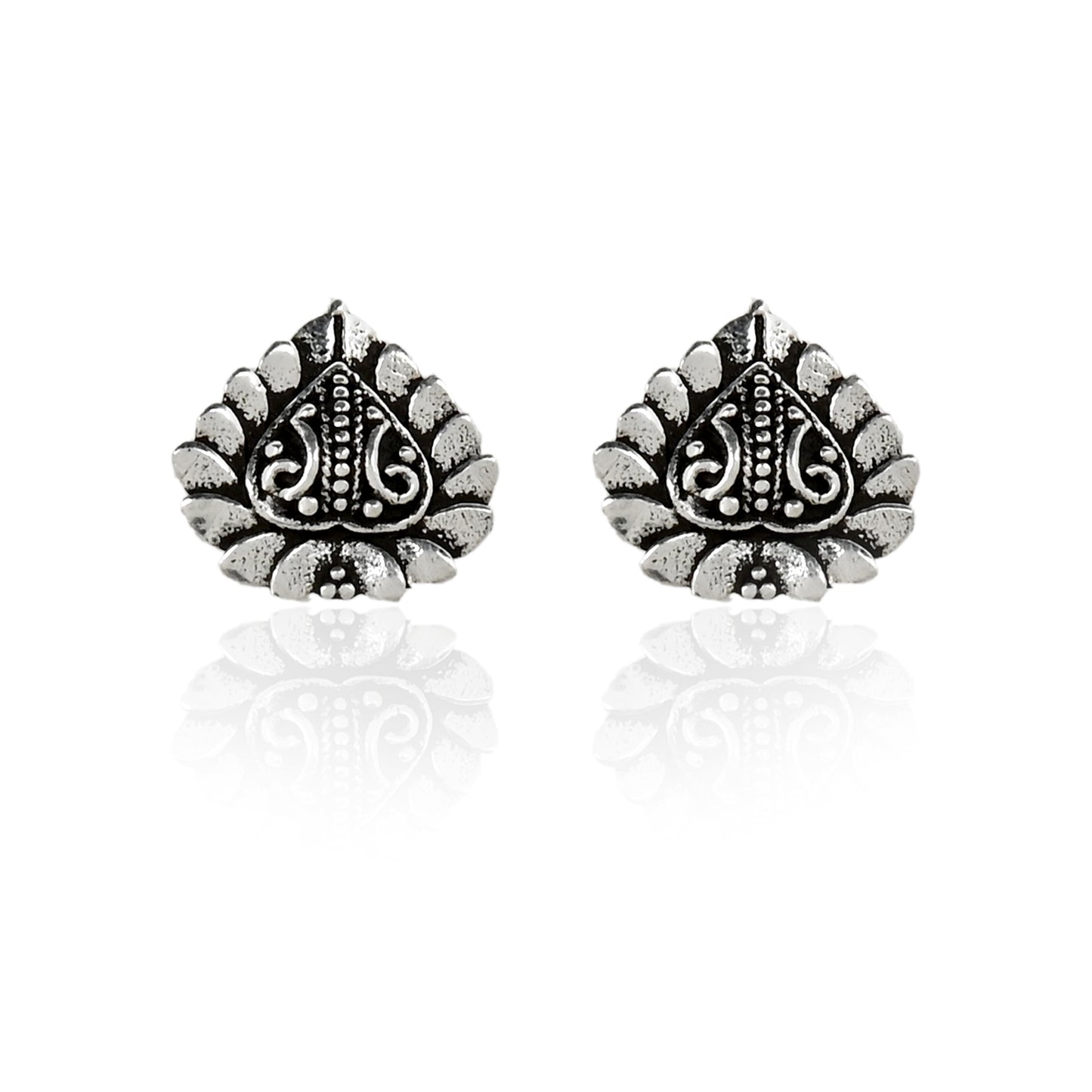 Indonesian Leaf Ear Studs