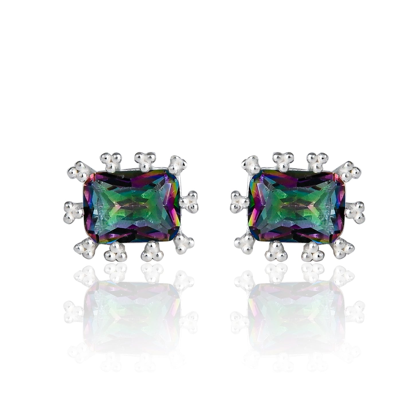 Rectangle Ear Studs