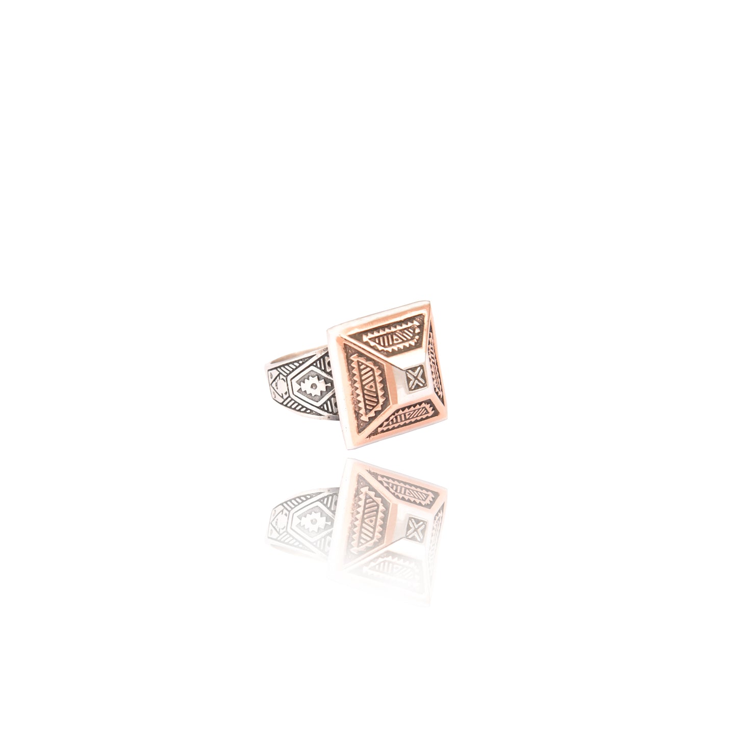 Dual-Tone Tuareg Ring
