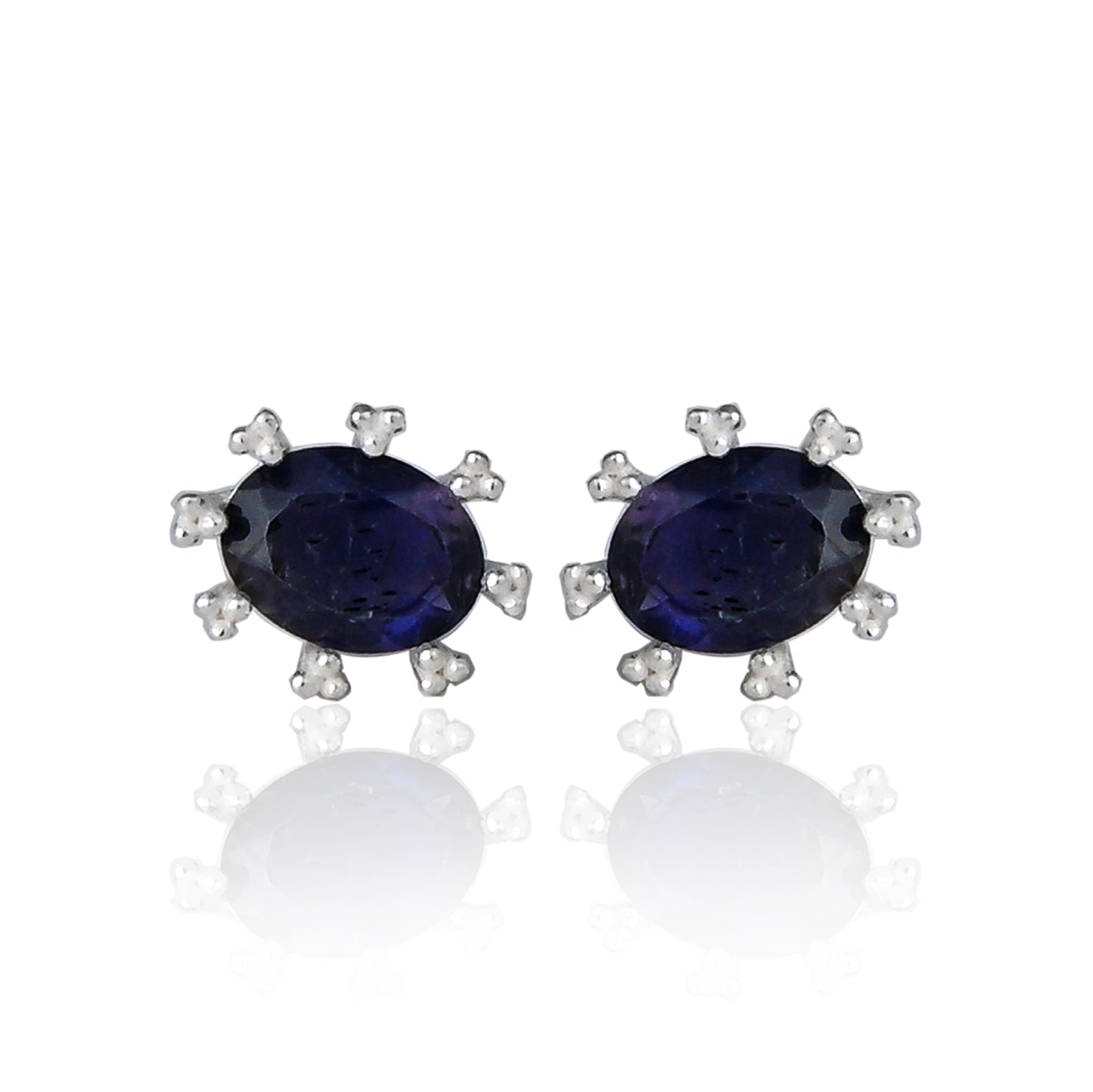 Oval Ear Studs
