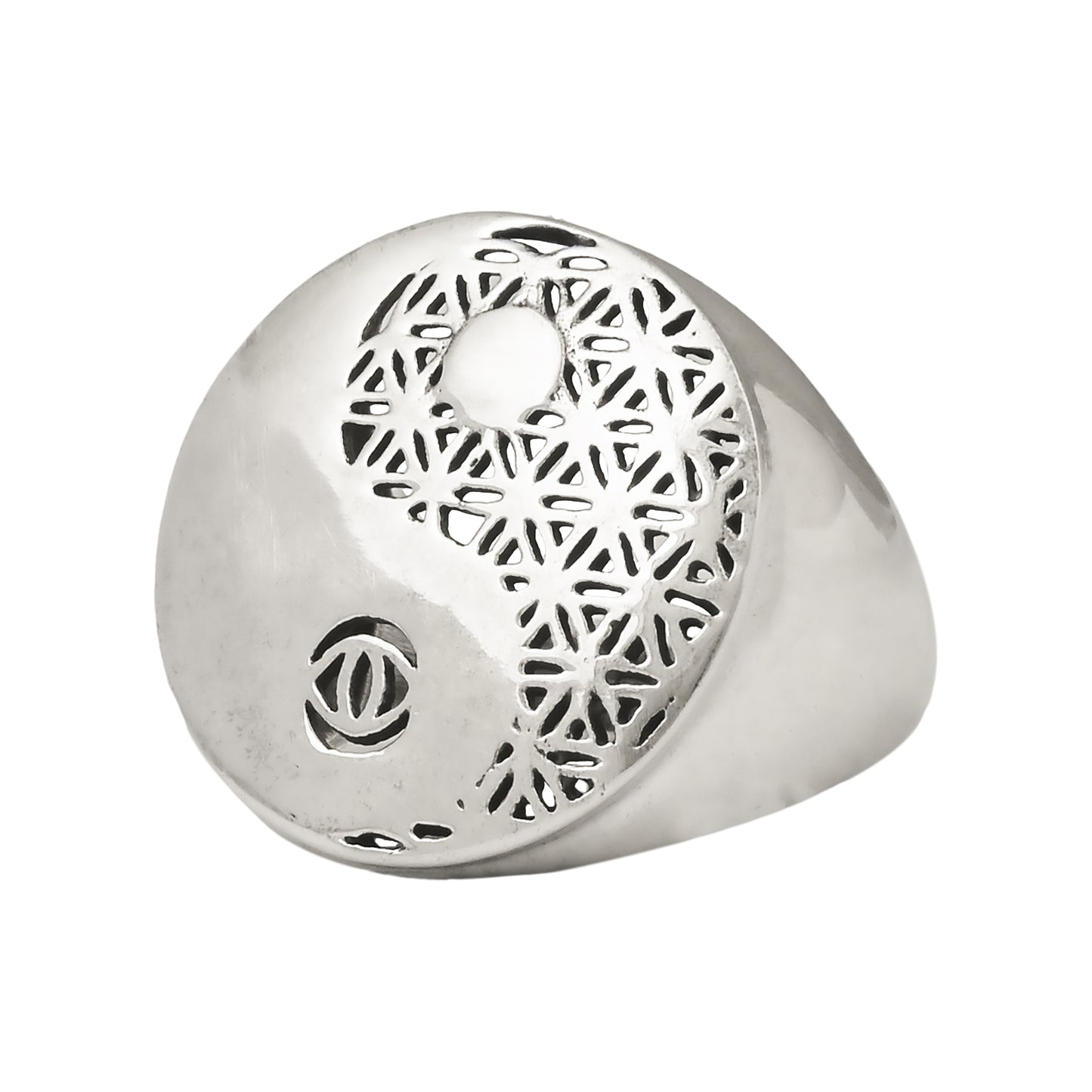 Flower Of Life Yin-Yang Ring