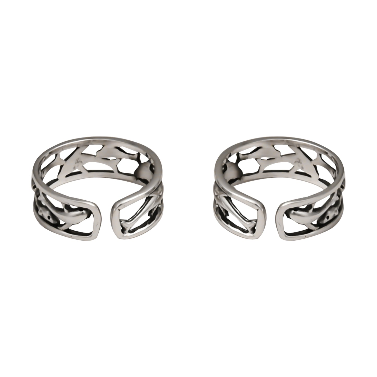 Dolphin Toe Rings