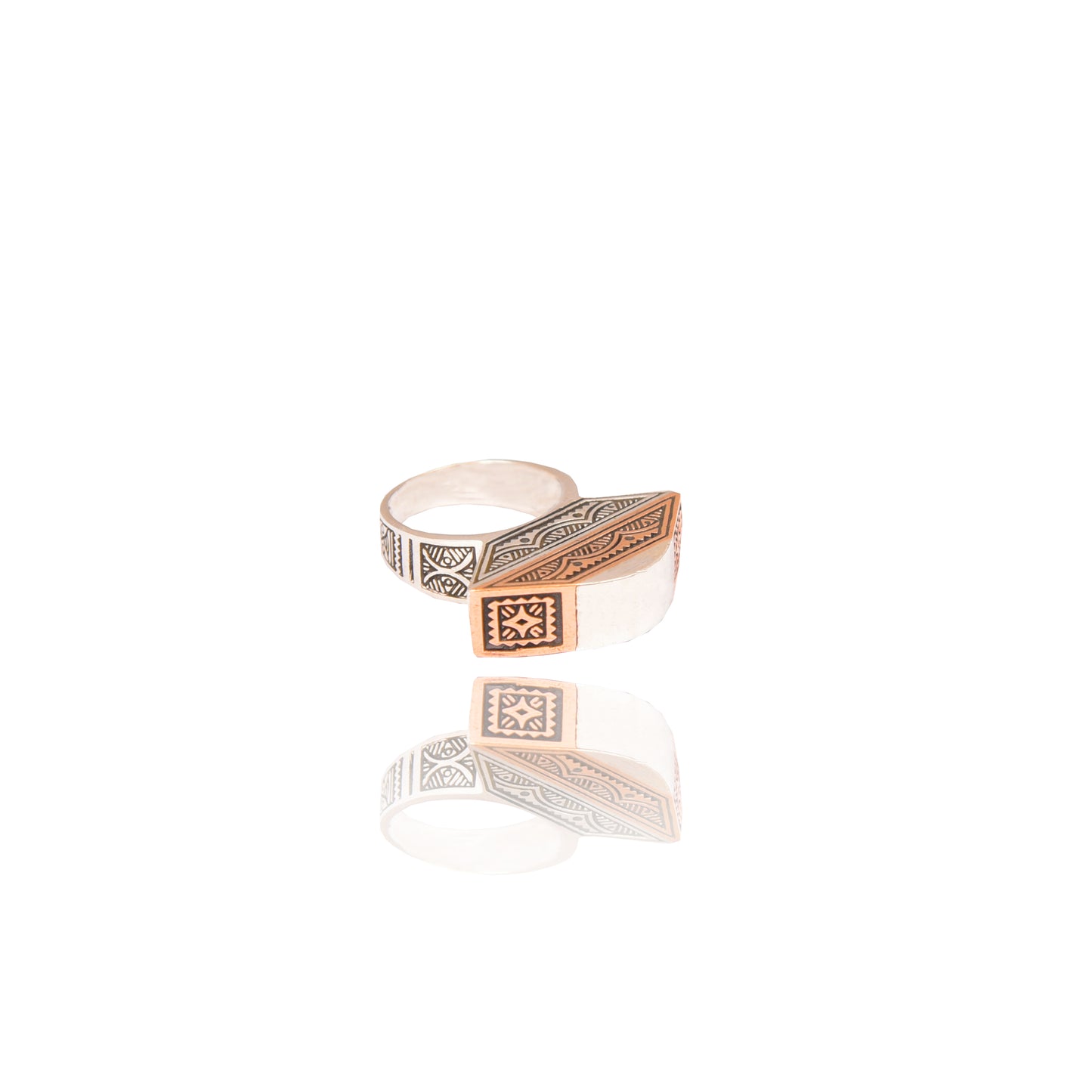Dual-Tone Tuareg Ring