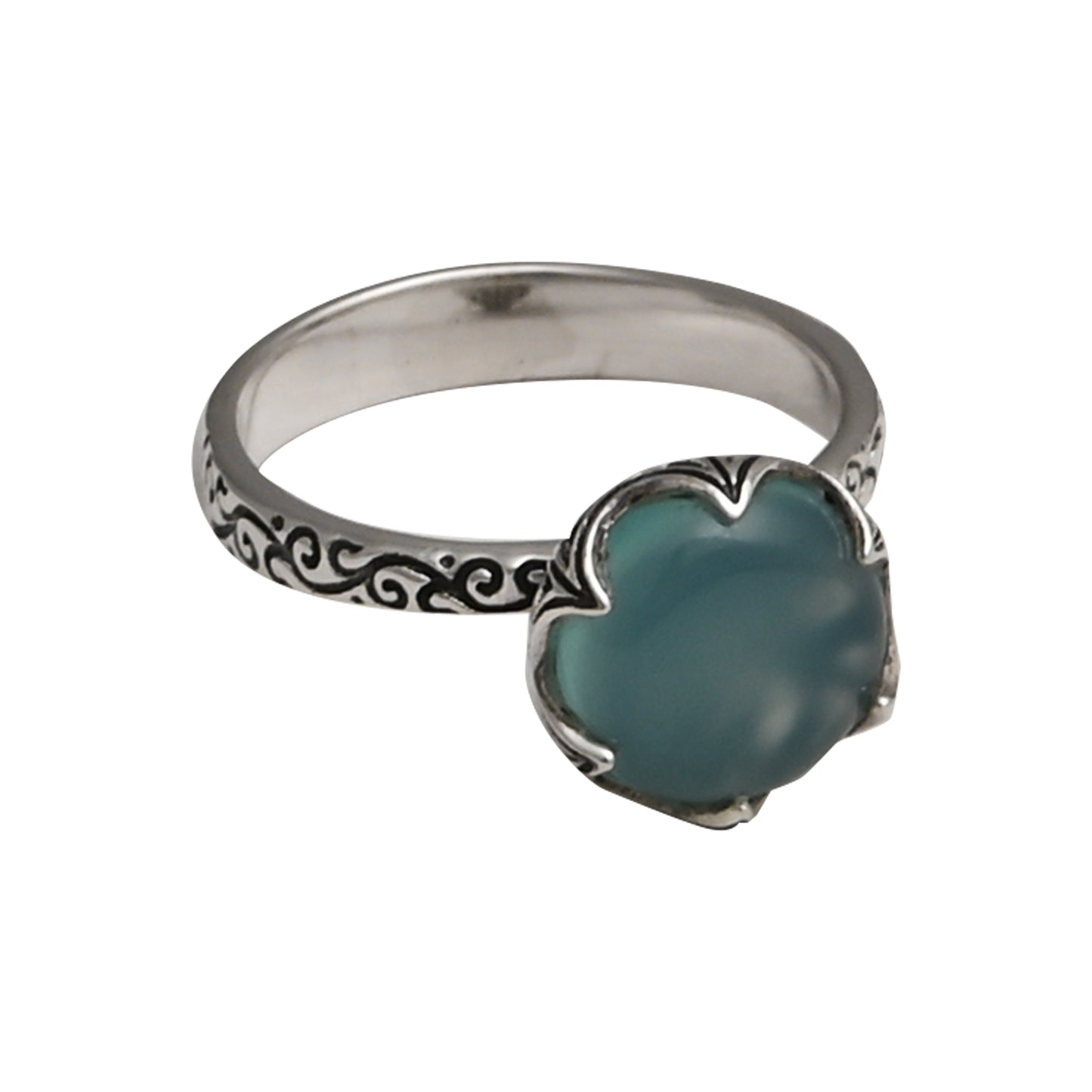 Engraved Flow Ring