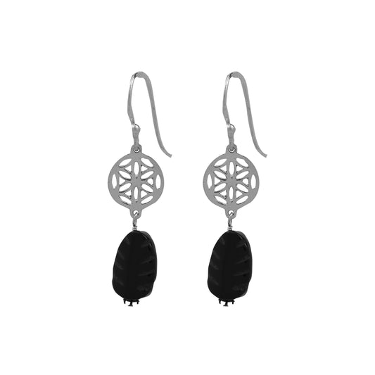 Flower Of Life Dangling Earrings