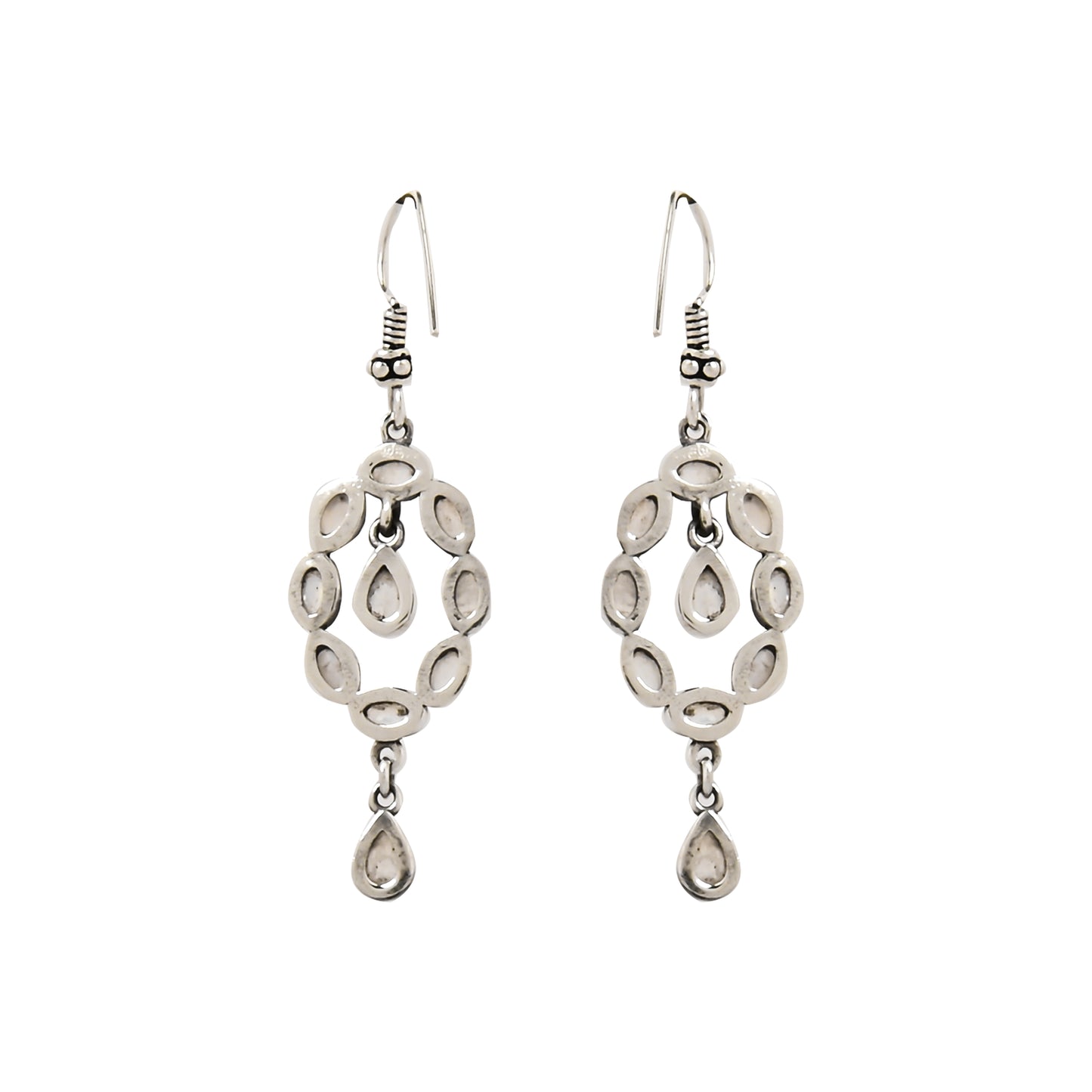 Dangling Labradorite Earrings