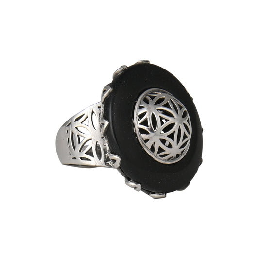 Flower Of Life Cocktail Ring