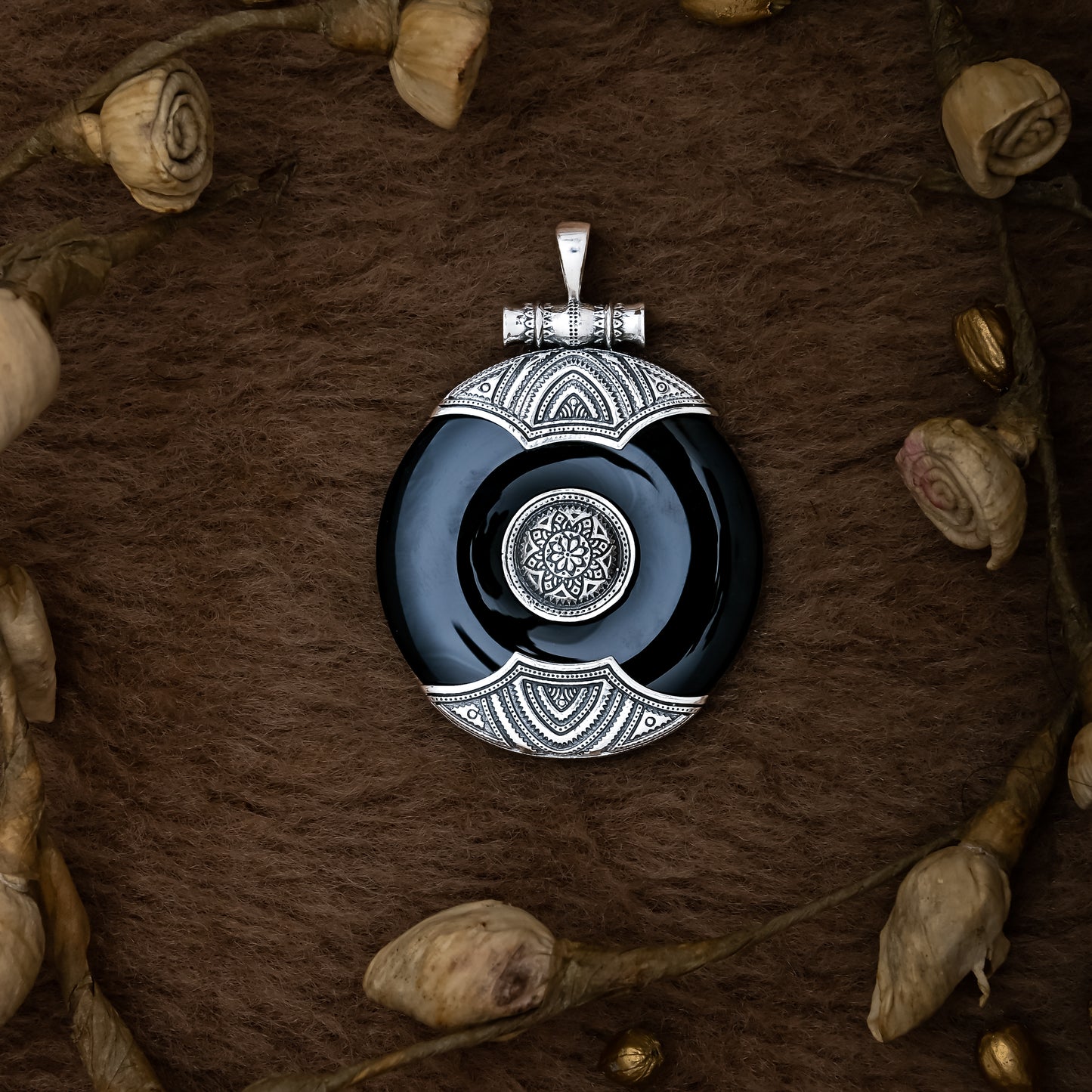 Tuareg Style Shield Pendant
