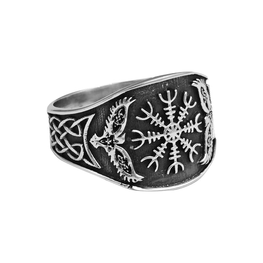 Celtic Compass Ring