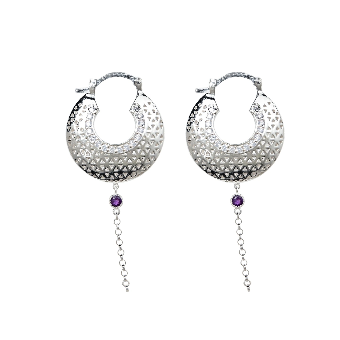 Flower Of Life Ear Hoops