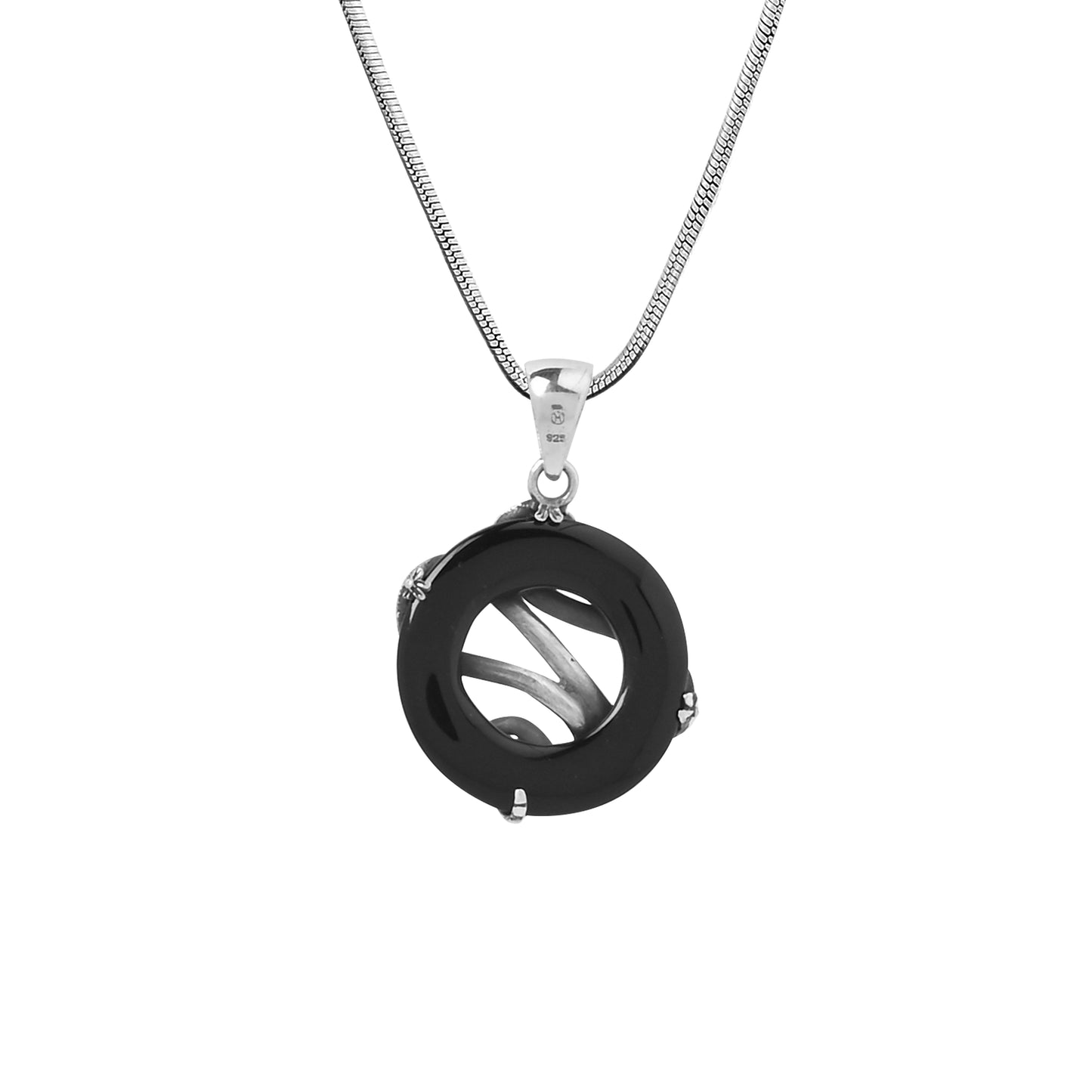 Coiled Snake Pendant