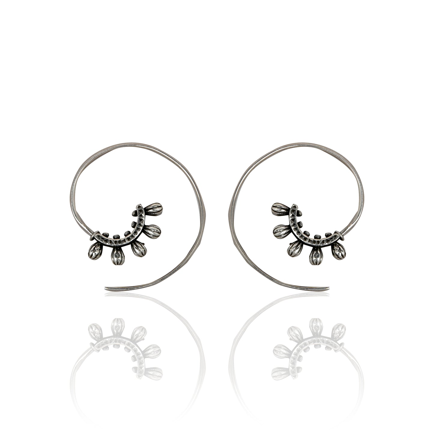 Indonesian Spiral Earrings
