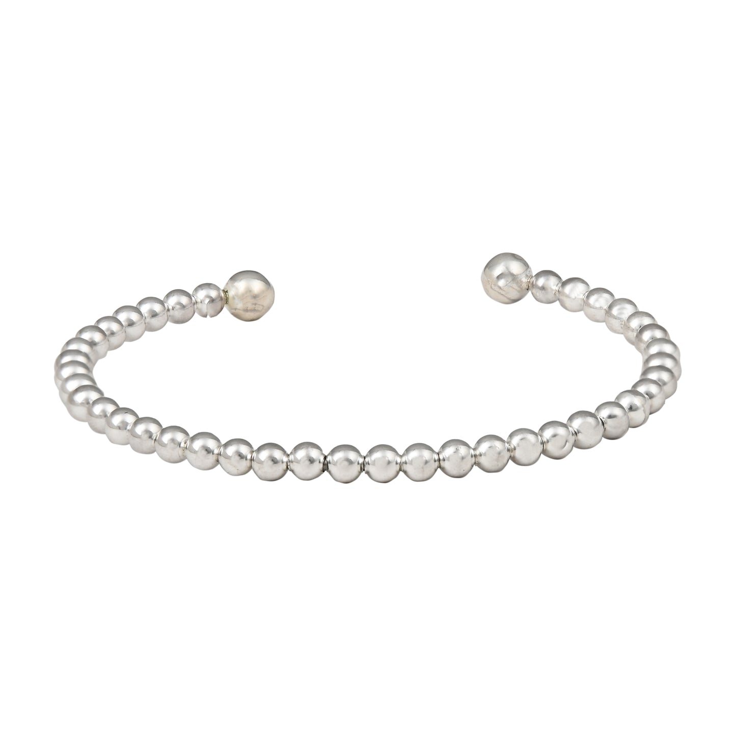 Plain Beaded Cuff Bangle