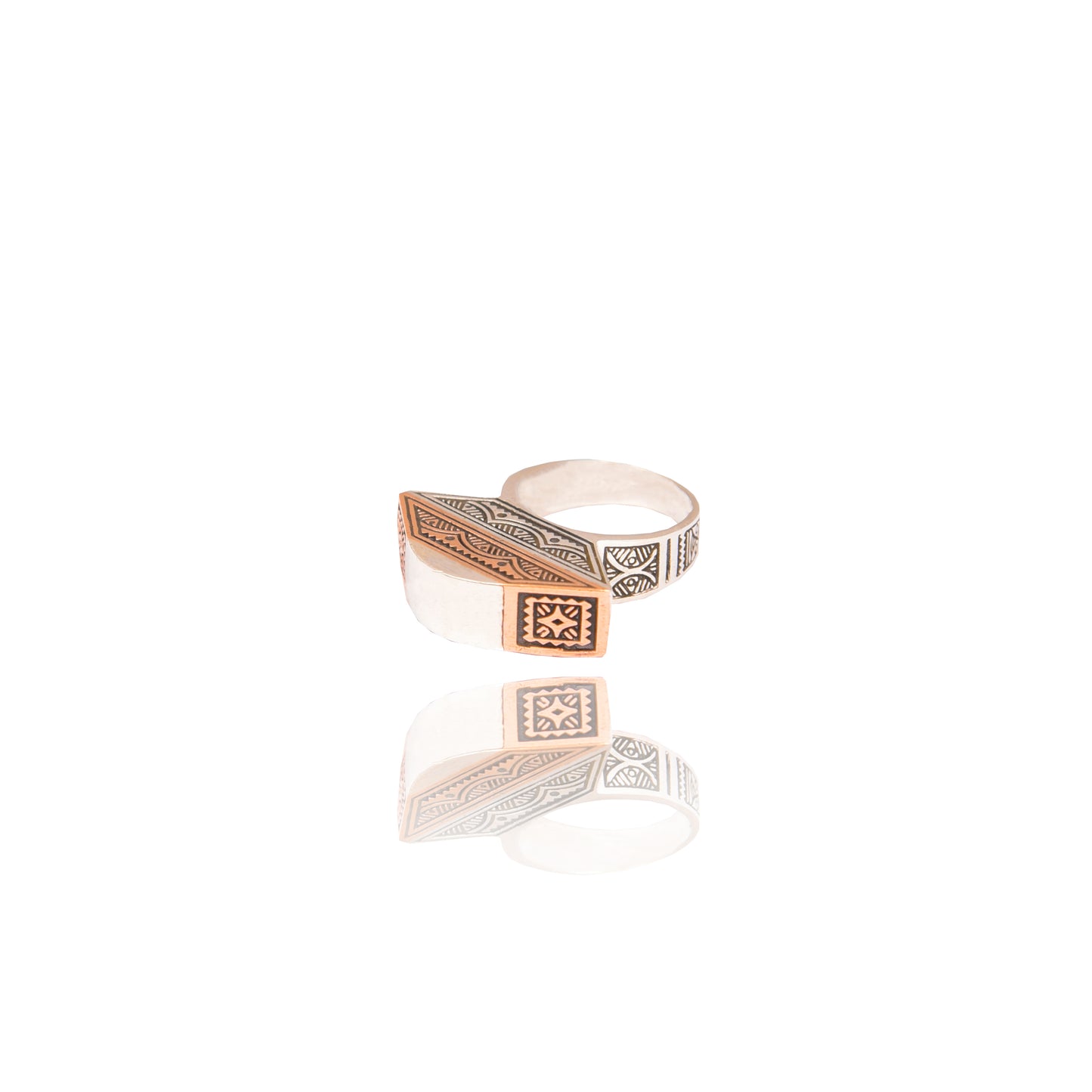 Dual-Tone Tuareg Ring