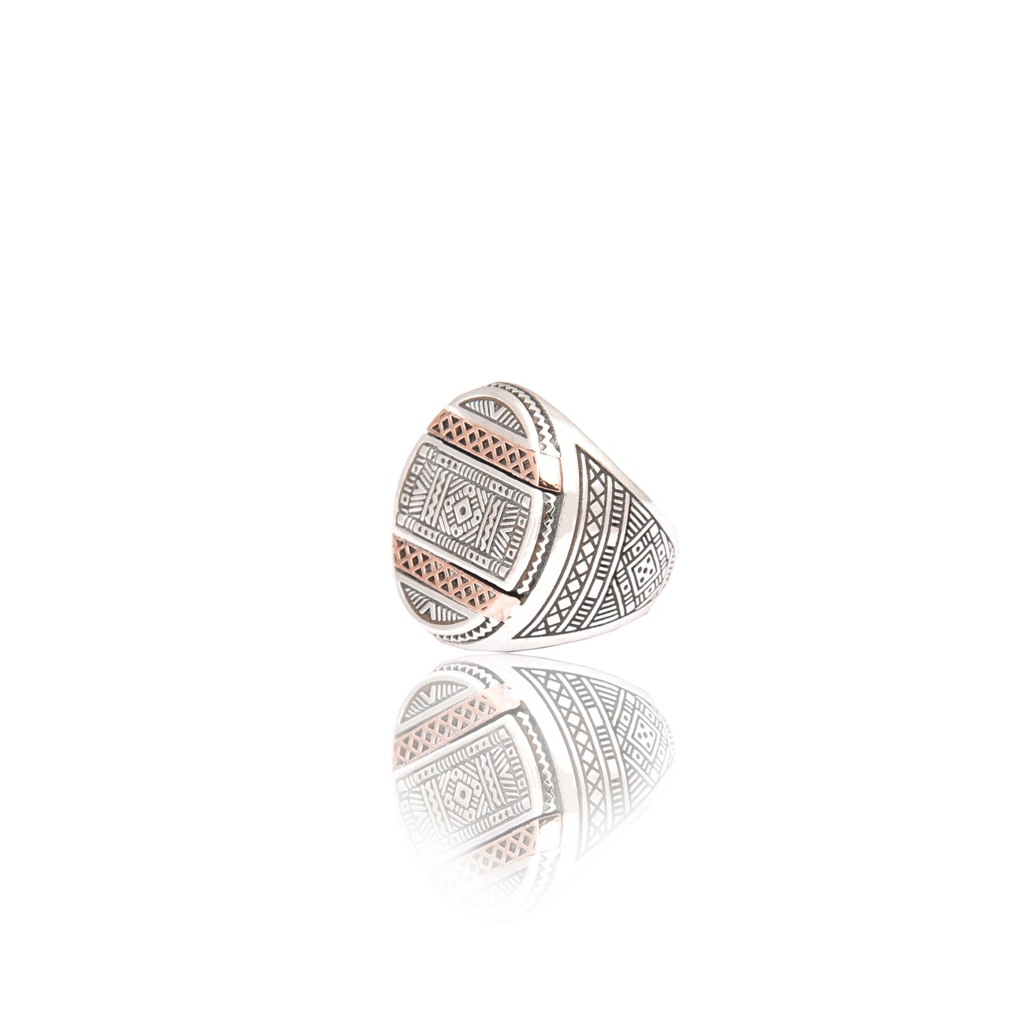Dual-Tone Tuareg Ring
