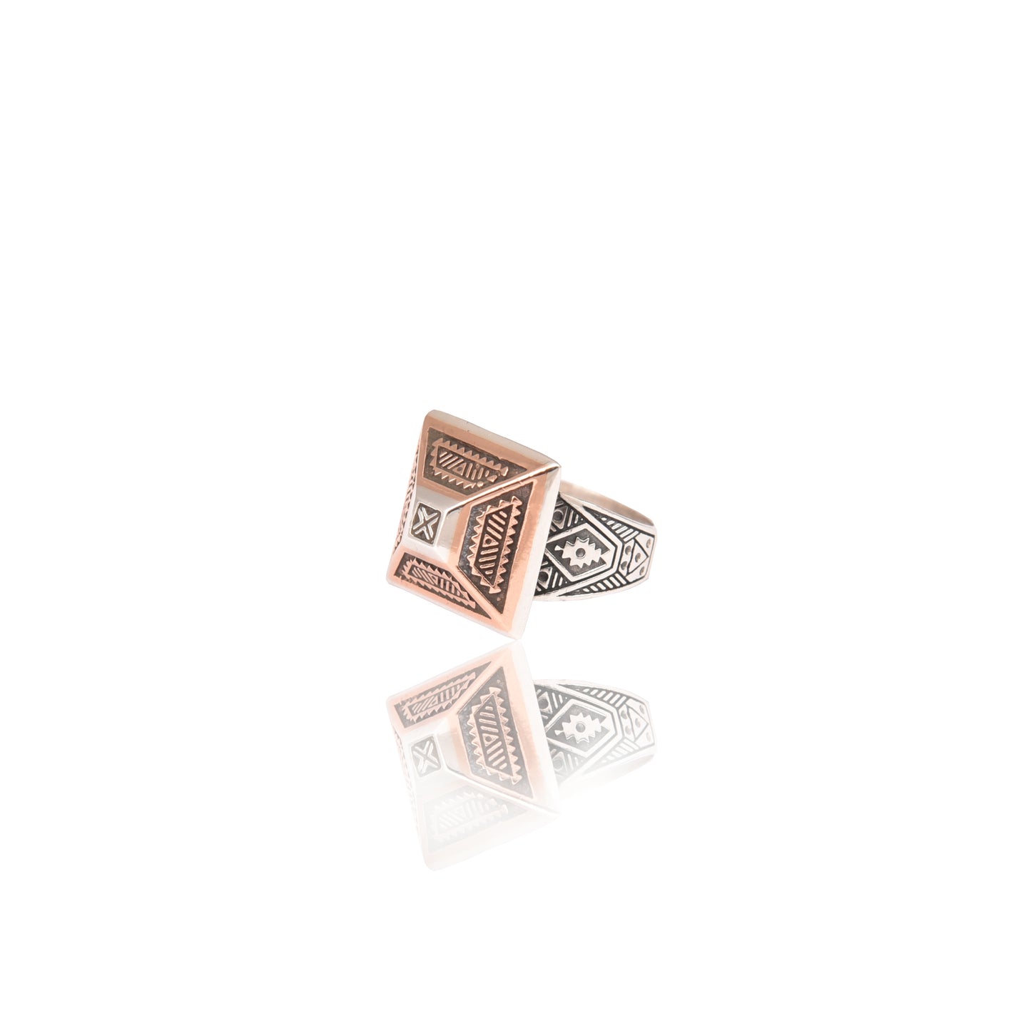 Dual-Tone Tuareg Ring