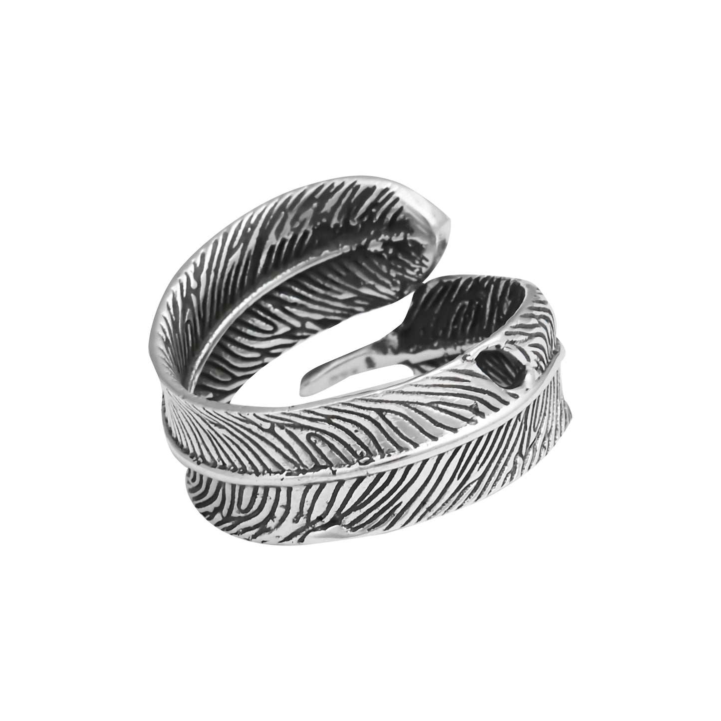 Adjustable Feather Ring