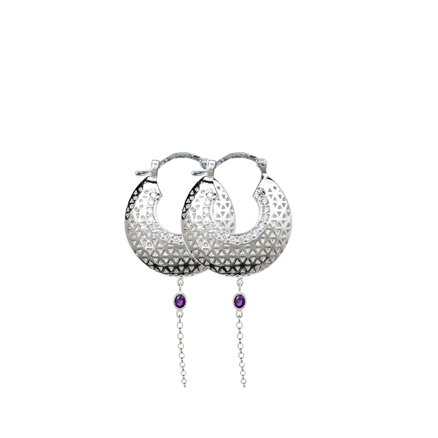 Flower Of Life Ear Hoops