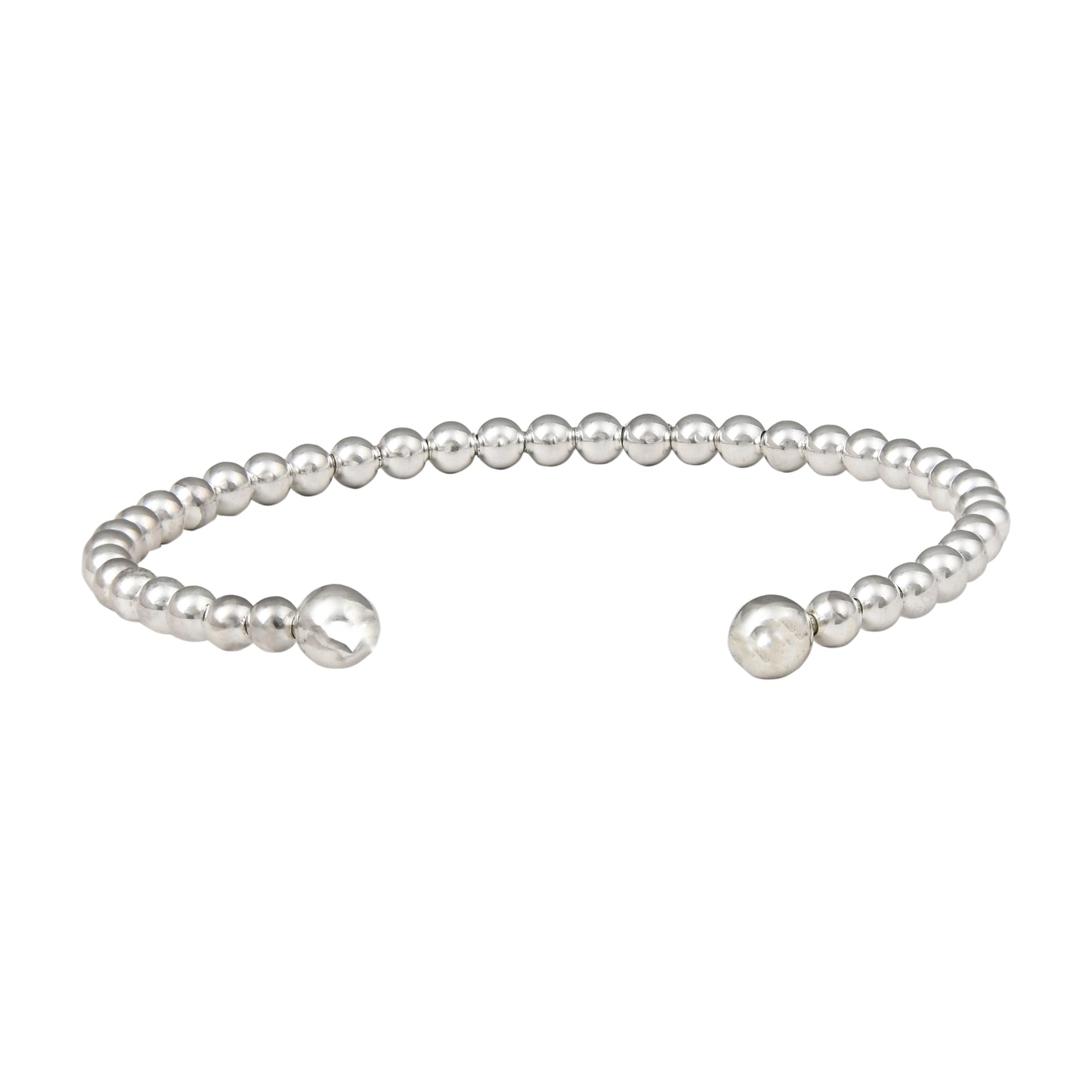 Plain Beaded Cuff Bangle