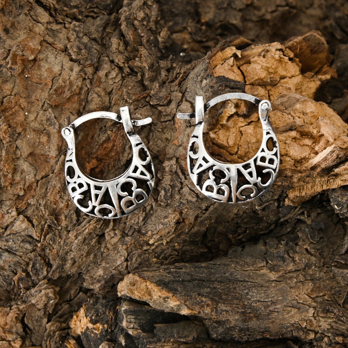 Alphabet Ear Hoops