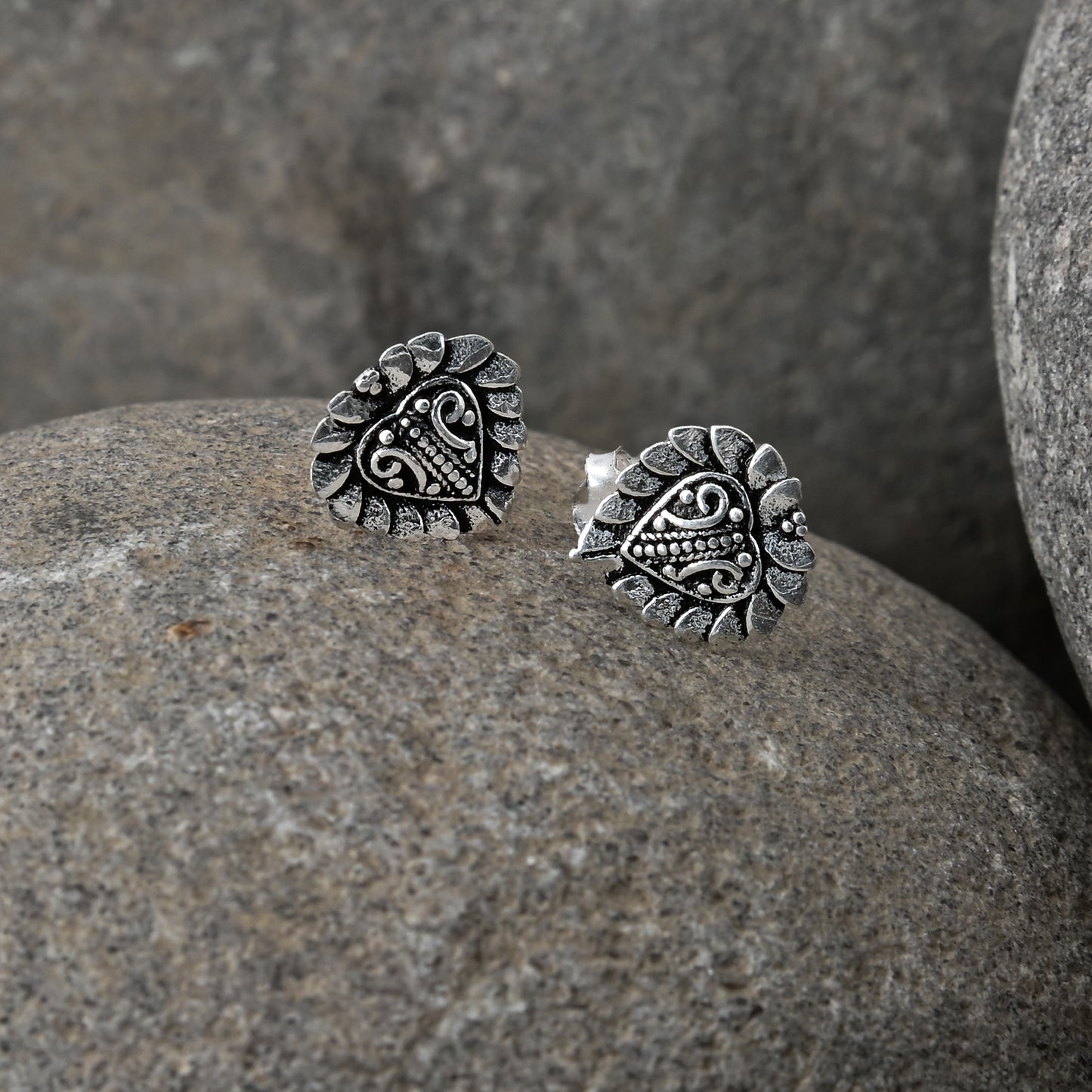 Indonesian Leaf Ear Studs