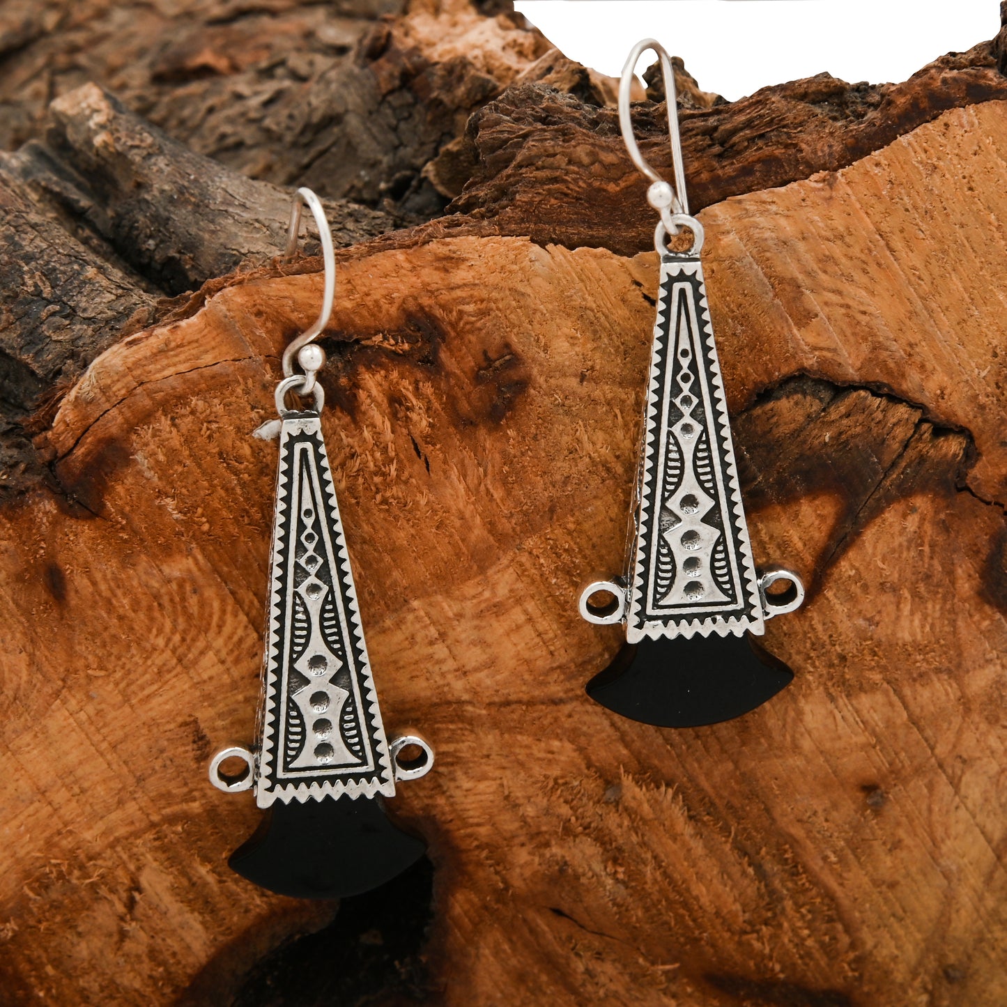 Tuareg Axe Earrings